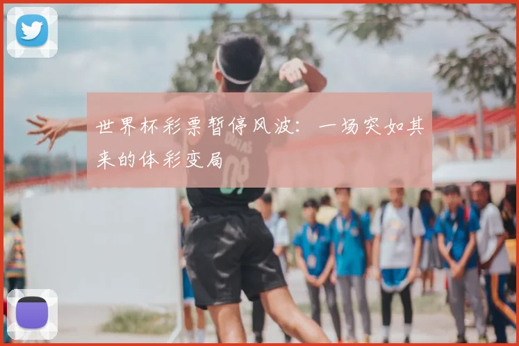 世界杯彩票暂停风波:一场突如其来的体彩变局