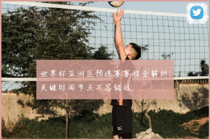 世界杯亚洲区预选赛赛程全解析：关键时间节点不容错过