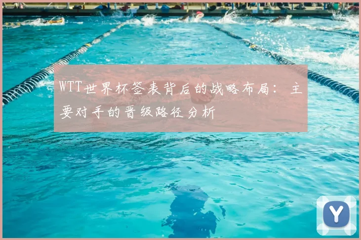 WTT世界杯签表背后的战略布局：主要对手的晋级路径分析